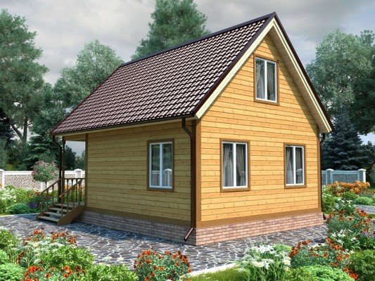 Дом из бруса 6х6+2х6 №11